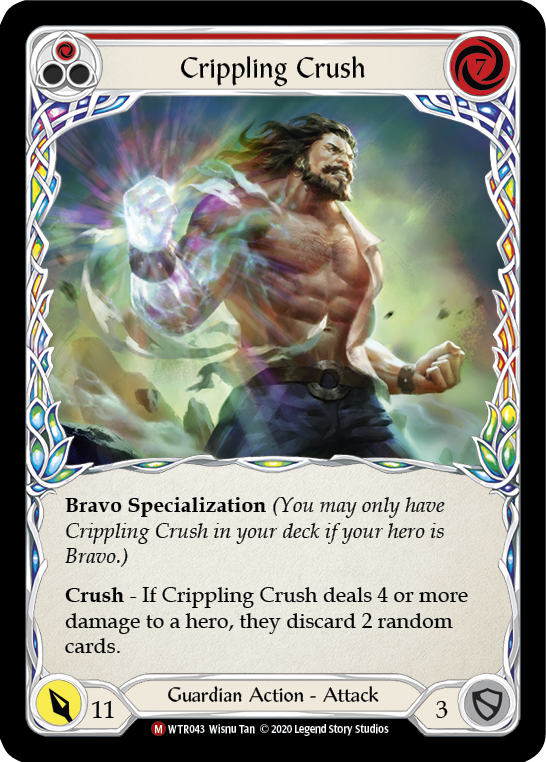 Crippling Crush [U-WTR043] (Welcome to Rathe Unlimited)  Unlimited Rainbow Foil | Gam3 Escape