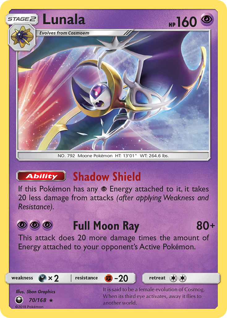 Lunala (70/168) [Sun & Moon: Celestial Storm] | Gam3 Escape