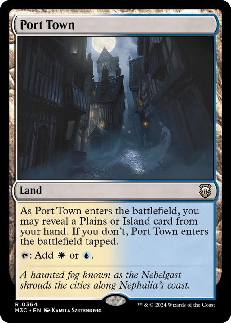 Port Town (Ripple Foil) [Modern Horizons 3 Commander] | Gam3 Escape