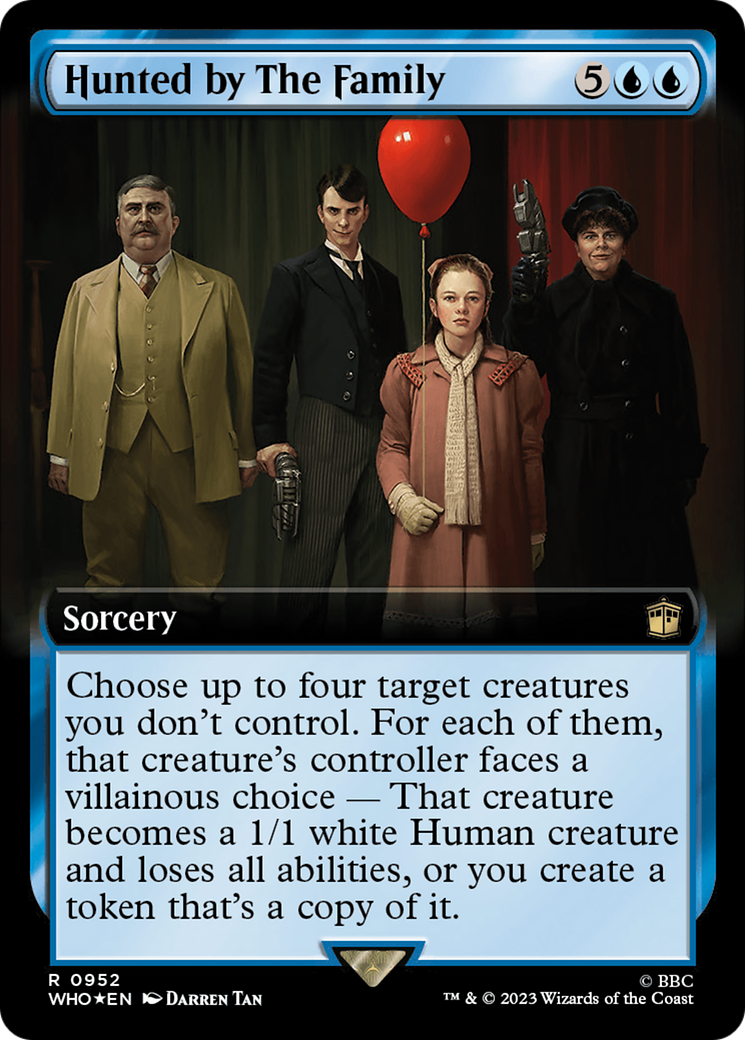 Hunted by The Family (Extended Art) (Surge Foil) [Doctor Who] | Gam3 Escape