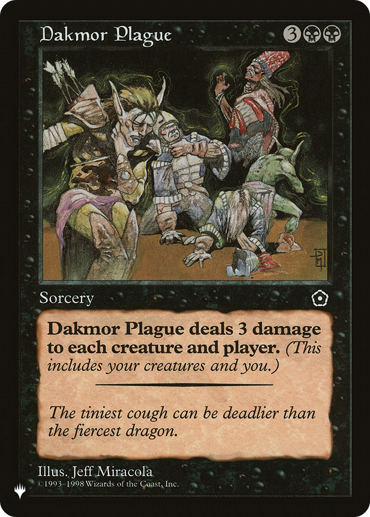 Dakmor Plague [The List Reprints] | Gam3 Escape