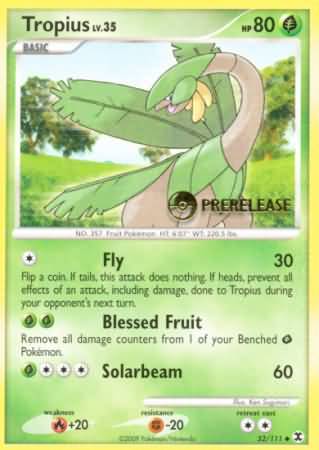 Tropius (52/111) (Prerelease Promo) [Nintendo: Black Star Promos] | Gam3 Escape