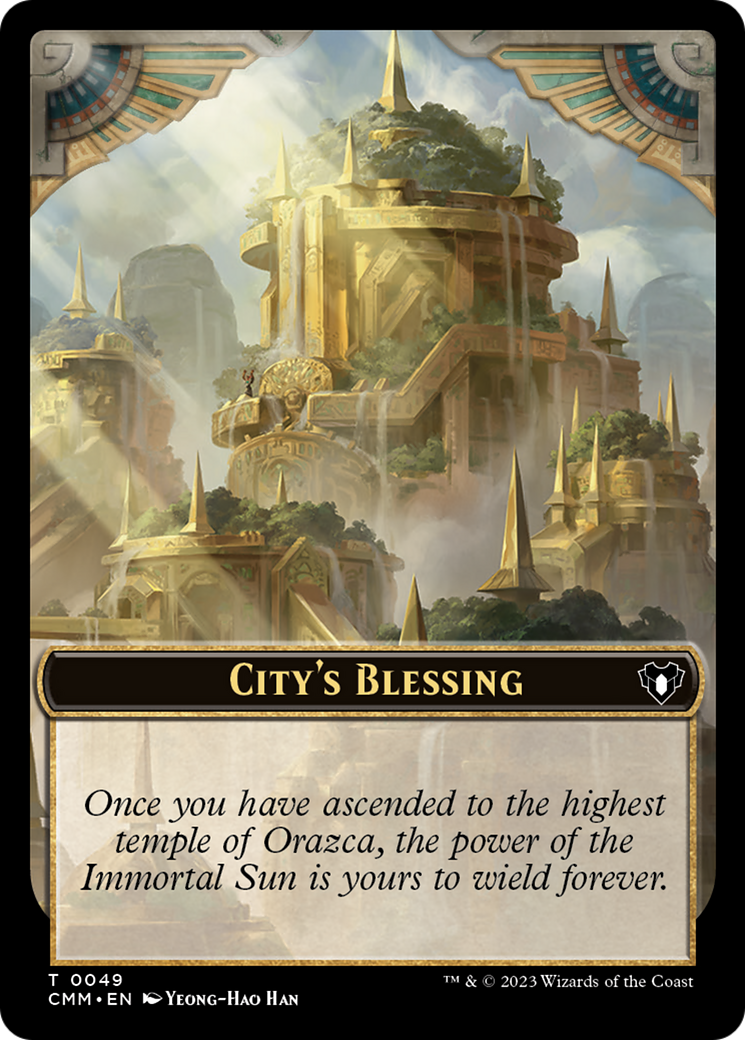 City's Blessing // Construct (0075) Double-Sided Token [Commander Masters Tokens] | Gam3 Escape