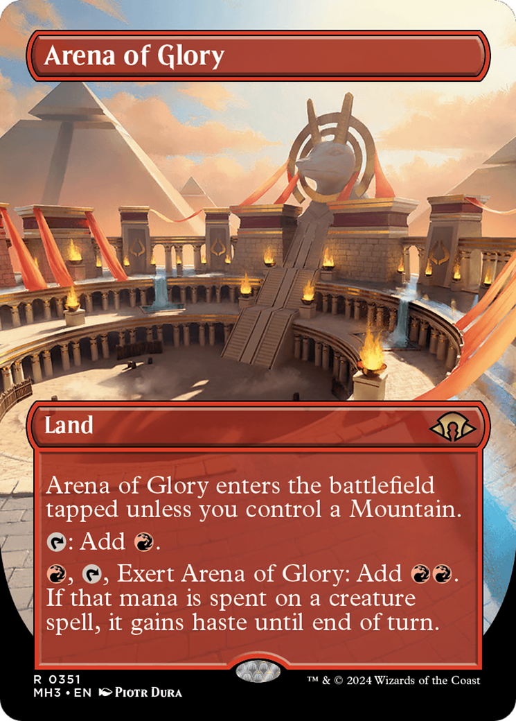 Arena of Glory (Borderless) [Modern Horizons 3] | Gam3 Escape