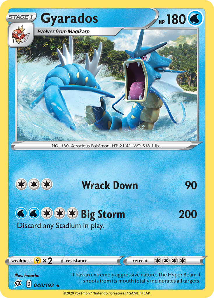Gyarados (040/192) [Sword & Shield: Rebel Clash] | Gam3 Escape