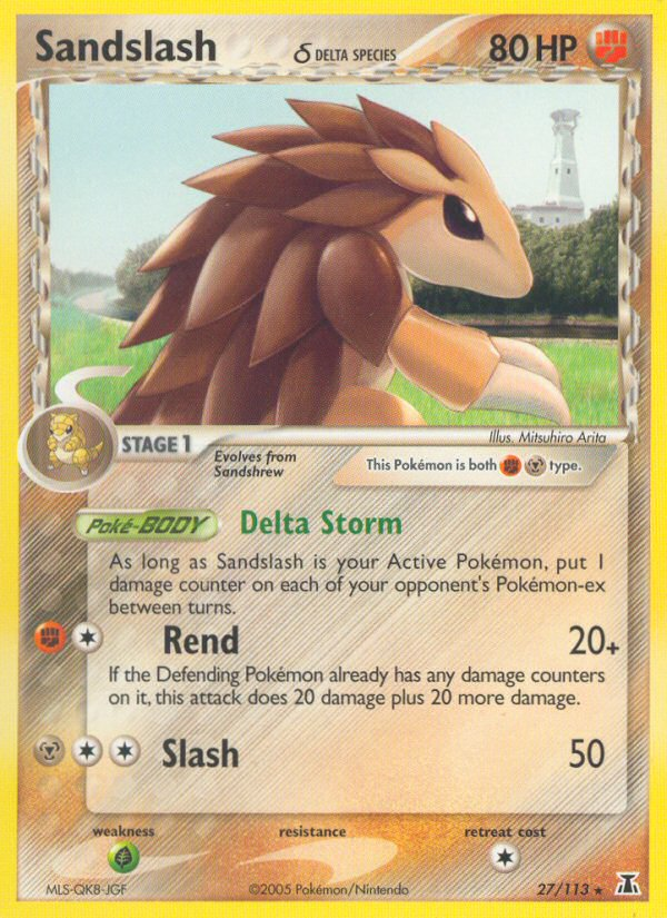 Sandslash (27/113) (Delta Species) [EX: Delta Species] | Gam3 Escape