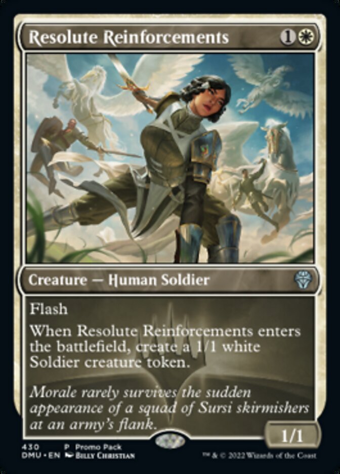 Resolute Reinforcements (Promo Pack) [Dominaria United Promos] | Gam3 Escape