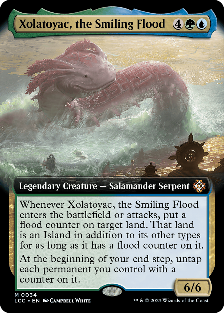 Xolatoyac, the Smiling Flood (Extended Art) [The Lost Caverns of Ixalan Commander] | Gam3 Escape