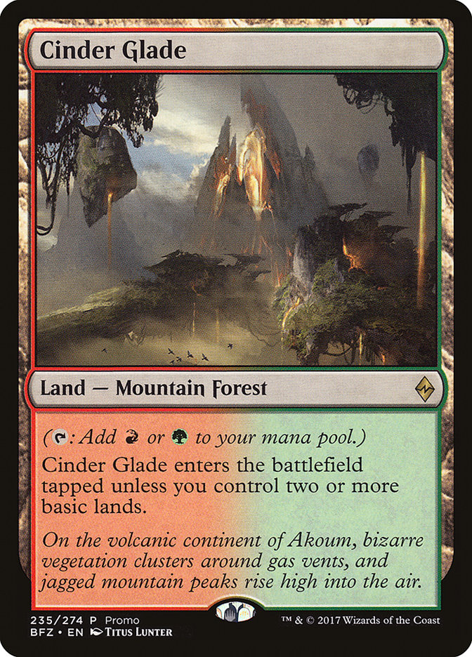 Cinder Glade (Promo) [Standard Showdown Promos] | Gam3 Escape