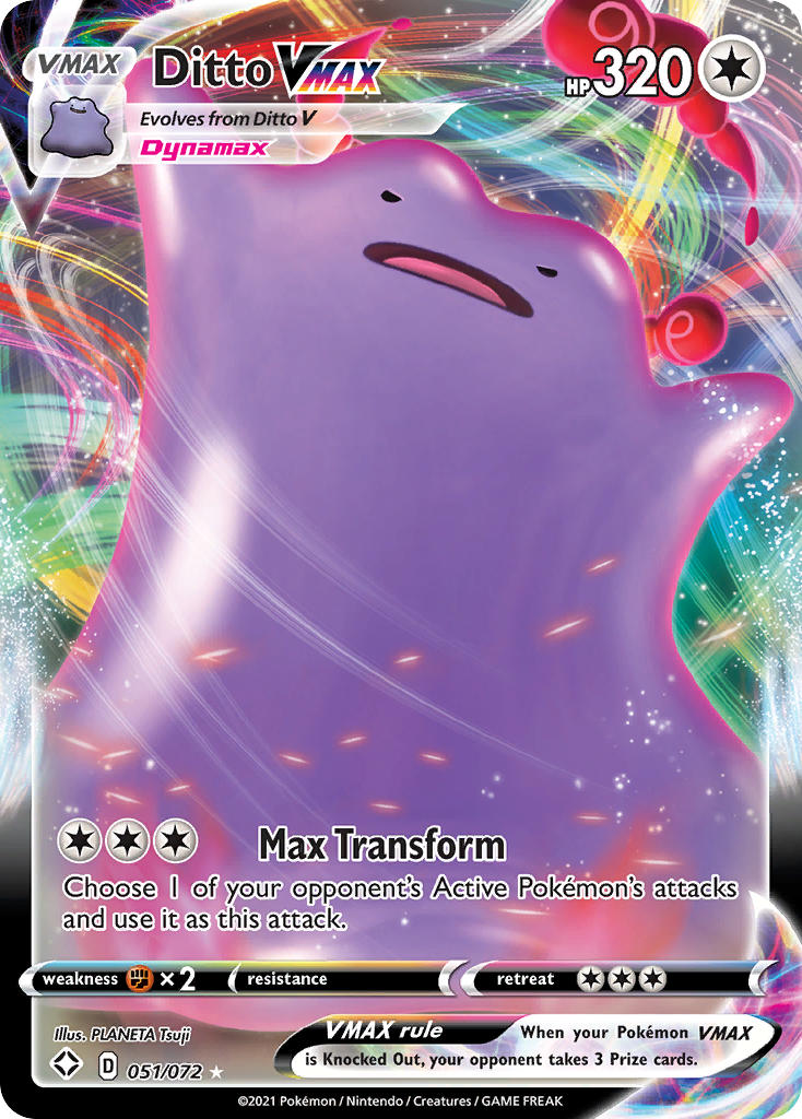 Ditto VMAX (051/072) [Sword & Shield: Shining Fates] | Gam3 Escape