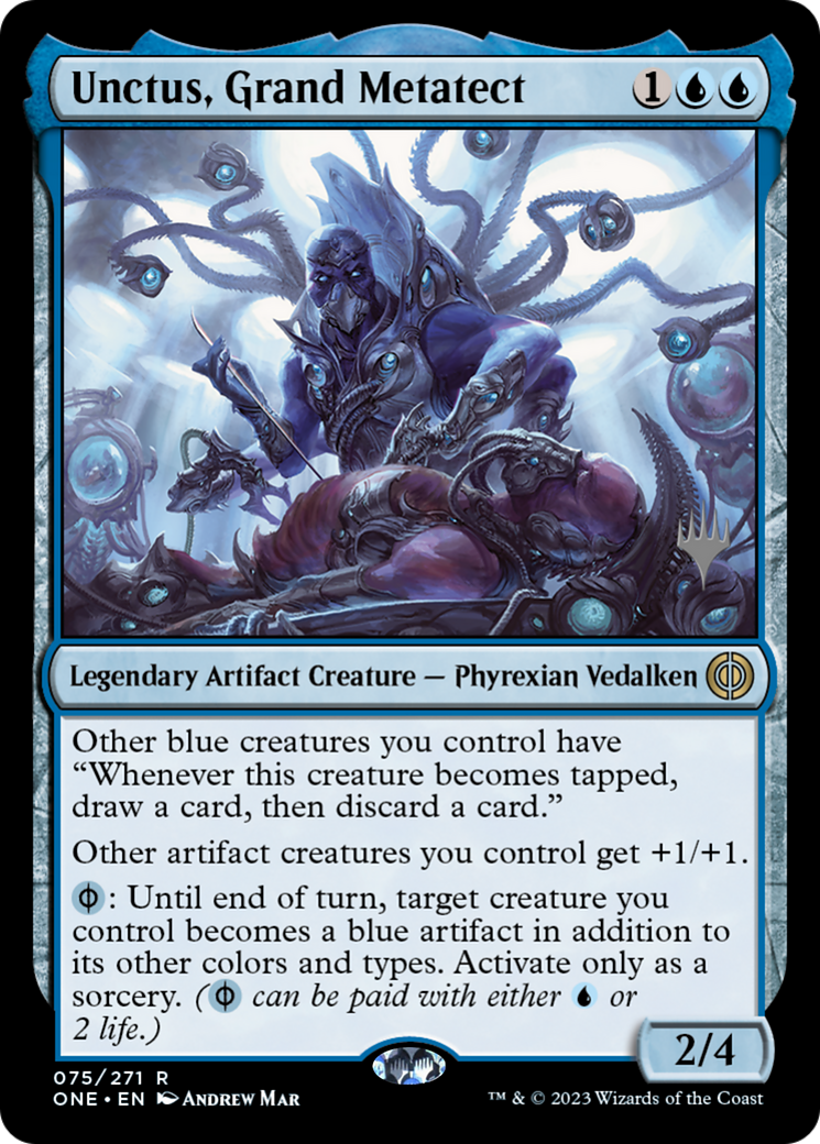 Unctus, Grand Metatect (Promo Pack) [Phyrexia: All Will Be One Promos] | Gam3 Escape