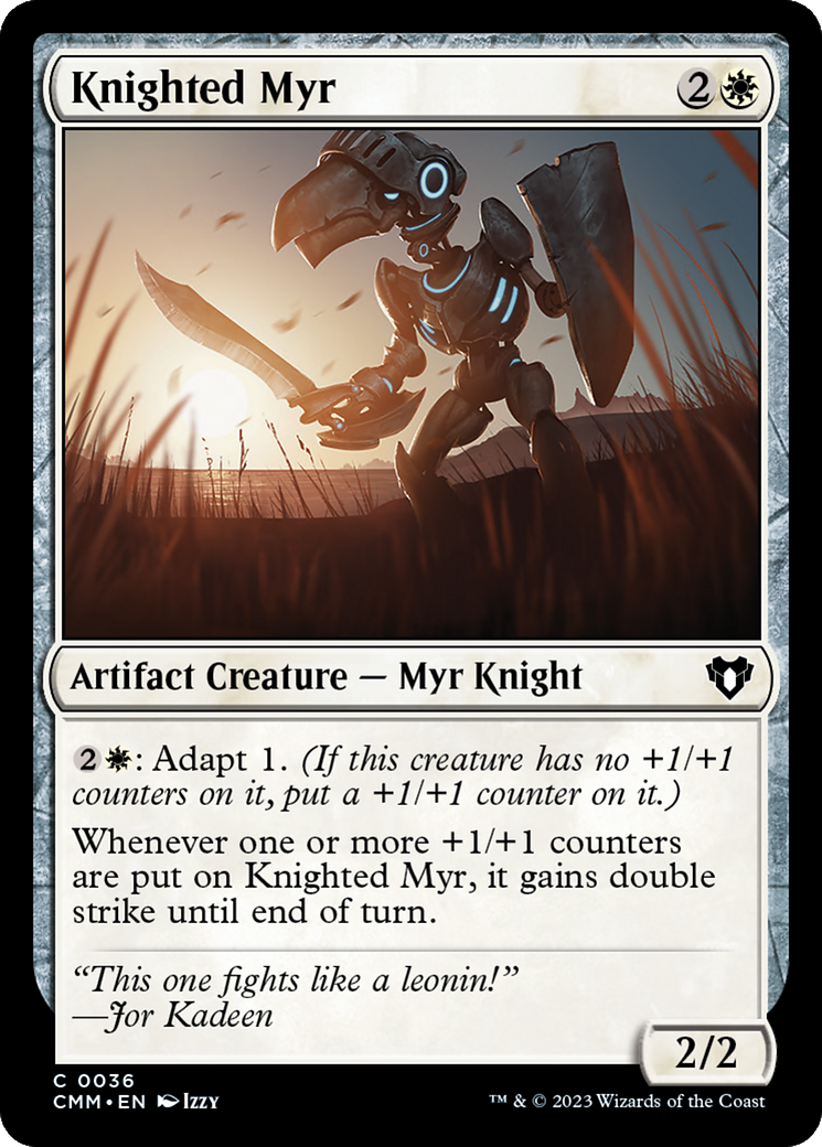 Knighted Myr [Commander Masters] | Gam3 Escape