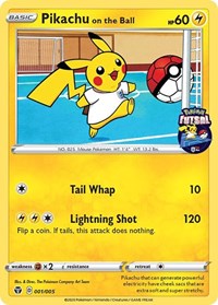 Pikachu on the Ball (001/005) [Miscellaneous Cards] | Gam3 Escape