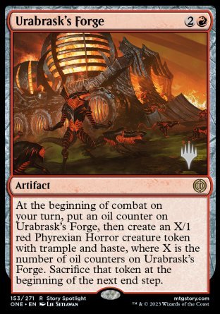 Urabrask's Forge (Promo Pack) [Phyrexia: All Will Be One Promos] | Gam3 Escape