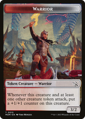 Warrior // Thopter Double-Sided Token [March of the Machine Tokens] | Gam3 Escape