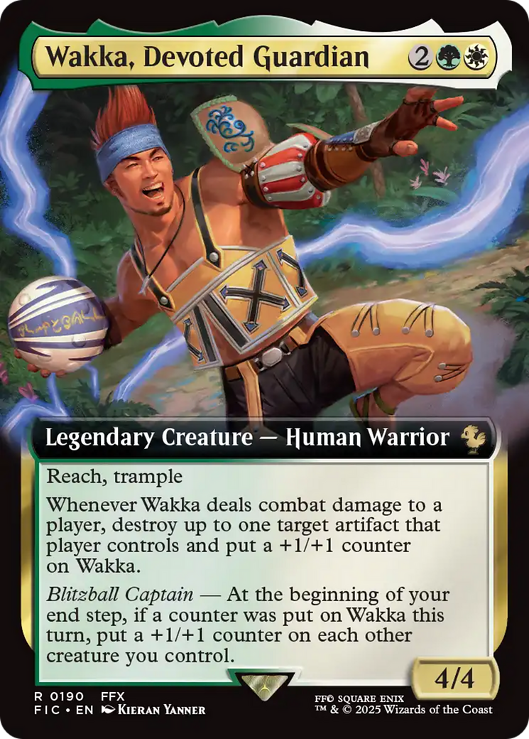 Wakka, Devoted Guardian (Extended Art) [FINAL FANTASY Commander] | Gam3 Escape