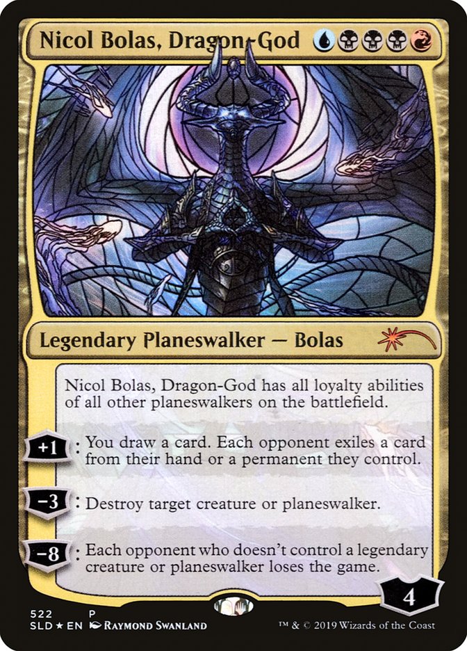 Nicol Bolas, Dragon-God (Stained Glass) [Secret Lair Drop Promos] | Gam3 Escape