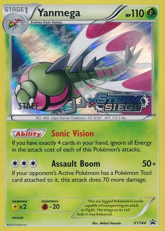 Yanmega (XY144) (Staff) [XY: Black Star Promos] | Gam3 Escape