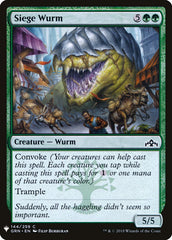 Siege Wurm [Mystery Booster] | Gam3 Escape