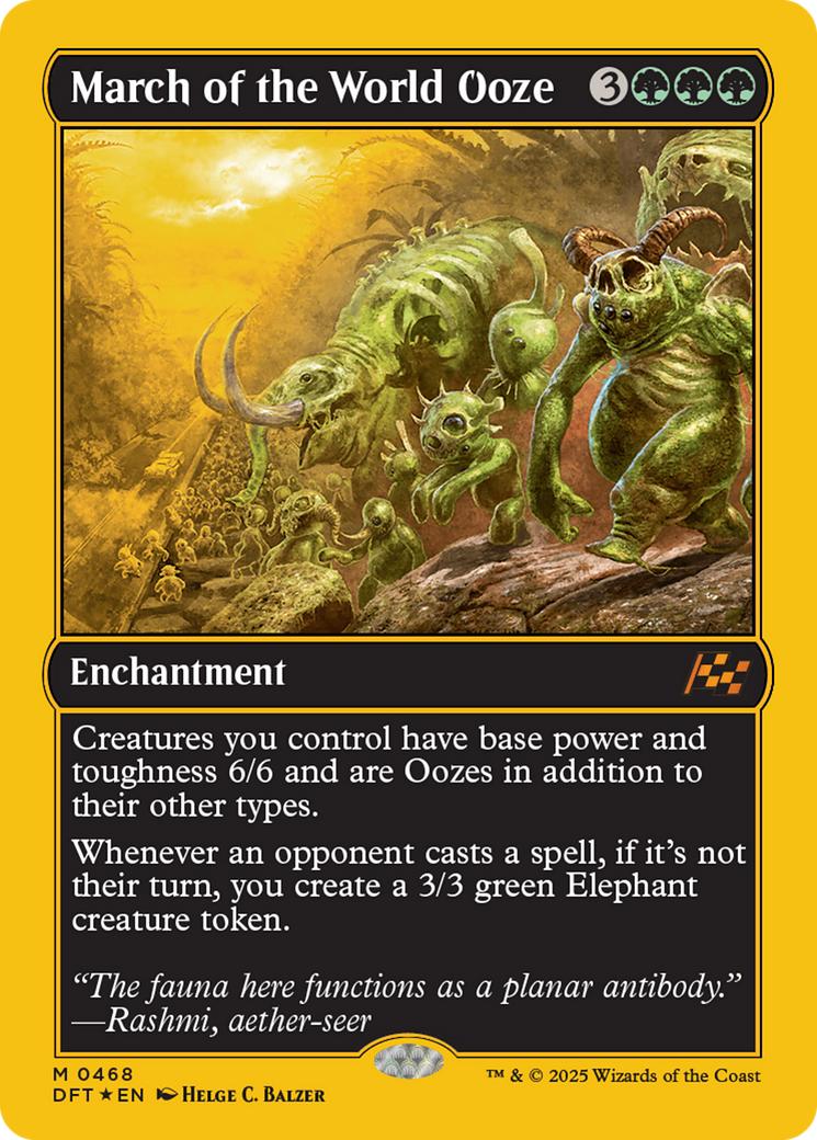 March of the World Ooze (First-Place Foil) [Aetherdrift] | Gam3 Escape