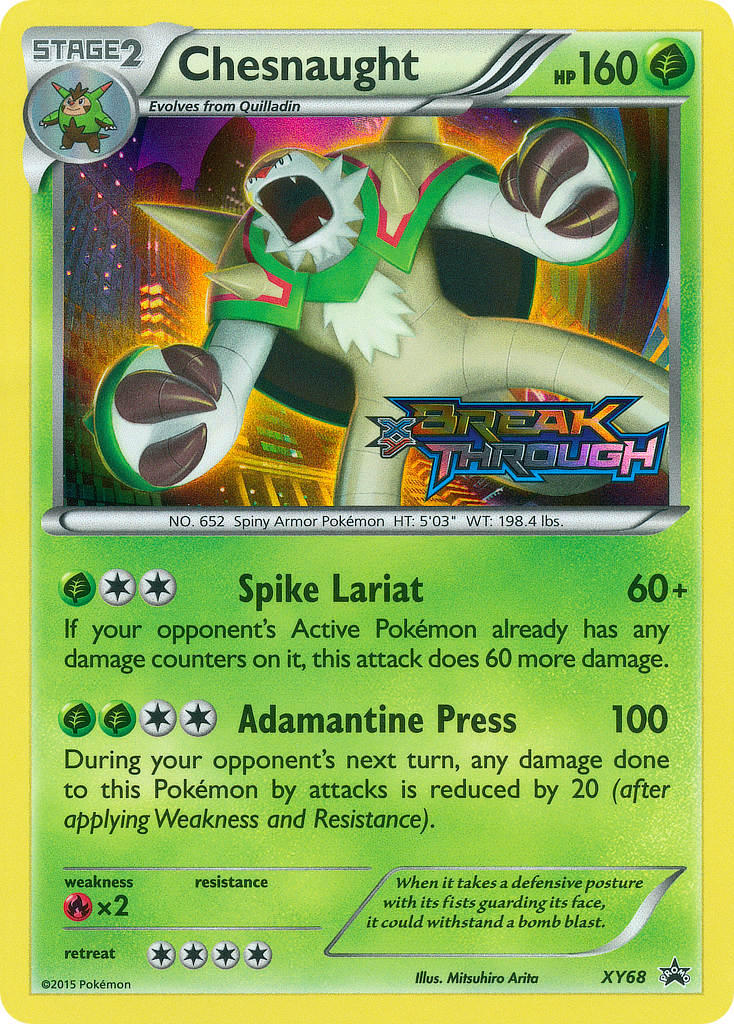 Chesnaught (XY68) [XY: Black Star Promos] | Gam3 Escape