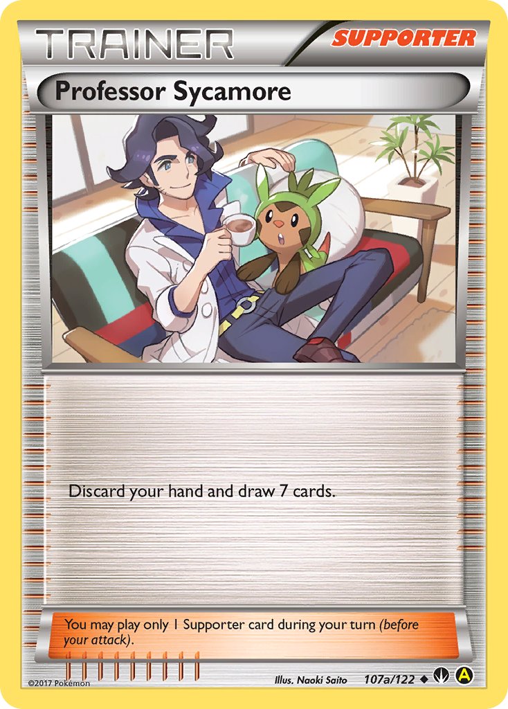 Professor Sycamore (107a/122) [Alternate Art Promos] | Gam3 Escape