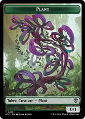 Plant Warrior // Plant Double-Sided Token [Outlaws of Thunder Junction Commander Tokens] | Gam3 Escape