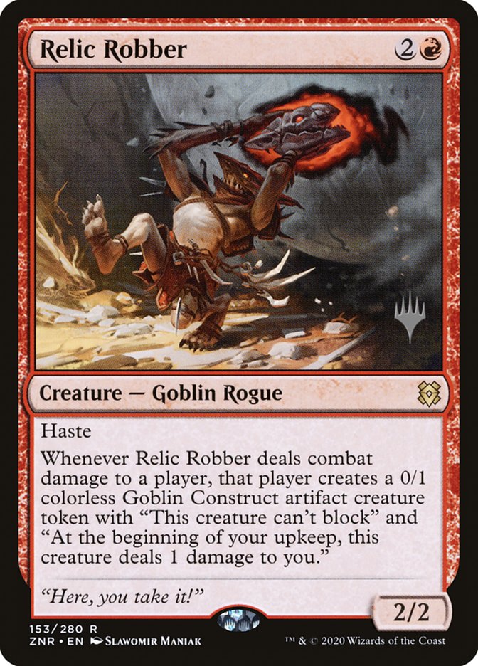 Relic Robber (Promo Pack) [Zendikar Rising Promos] | Gam3 Escape