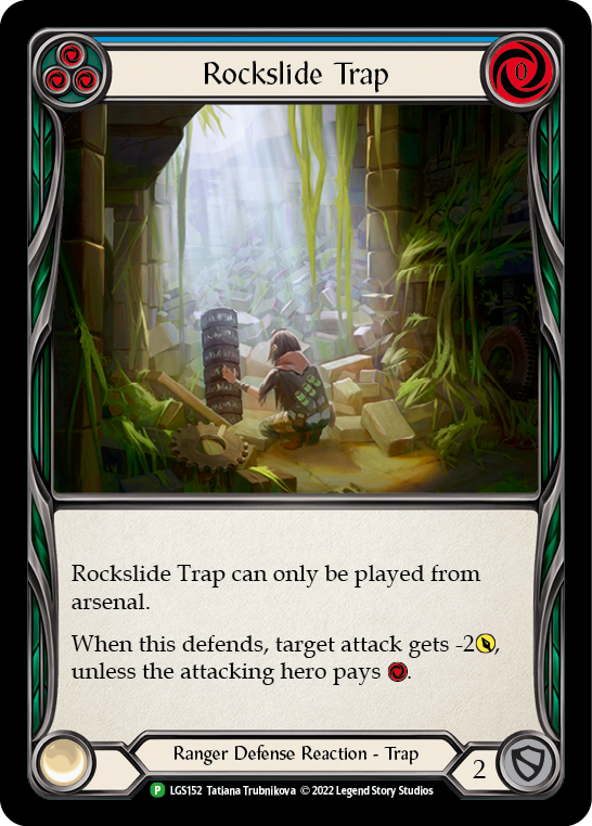 Rockslide Trap (Blue) [LGS152] (Promo)  Rainbow Foil | Gam3 Escape