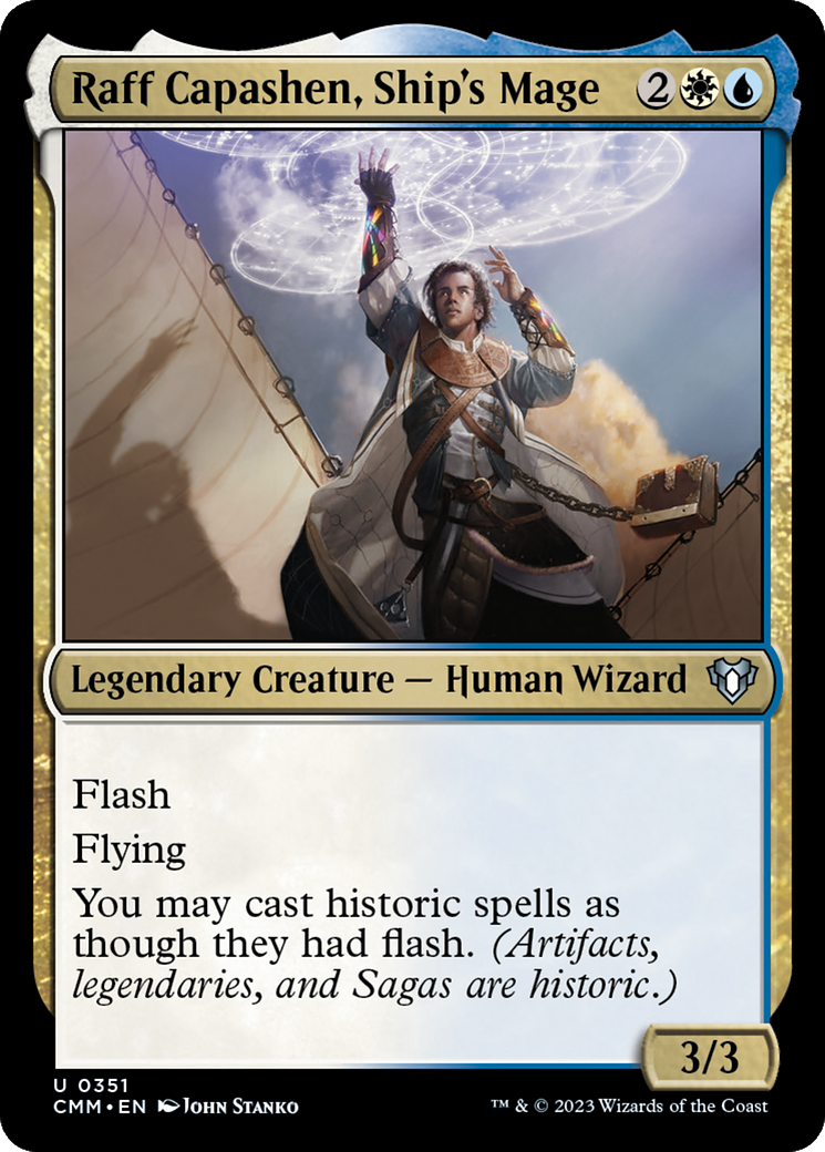 Raff Capashen, Ship's Mage [Commander Masters] | Gam3 Escape