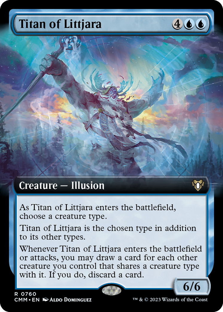 Titan of Littjara (Extended Art) [Commander Masters] | Gam3 Escape
