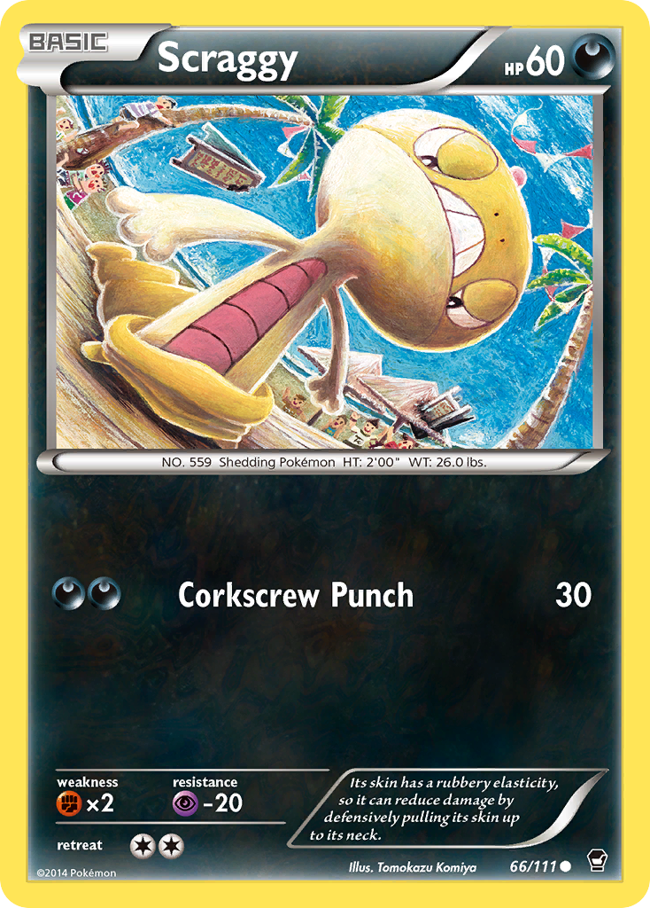 Scraggy (66/111) [XY: Furious Fists] | Gam3 Escape