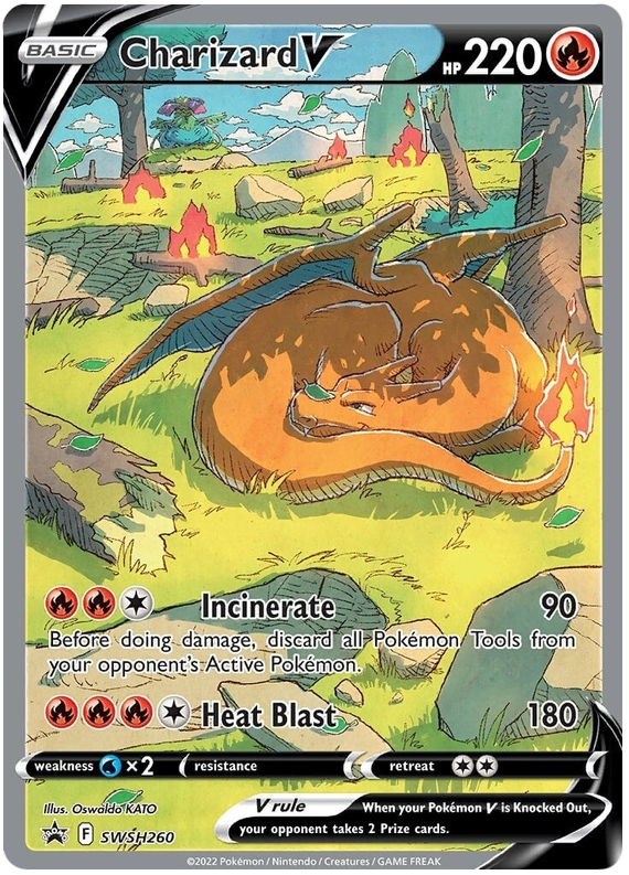 Charizard V (SWSH260) [Sword & Shield: Black Star Promos] | Gam3 Escape