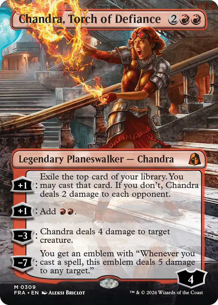 Chandra, Torch of Defiance (Borderless) [Reality Fracture] | Gam3 Escape