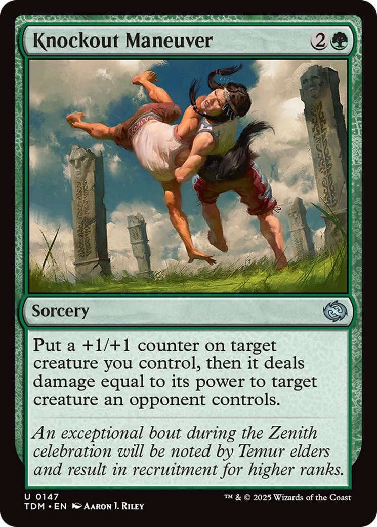 Knockout Maneuver [Tarkir: Dragonstorm] | Gam3 Escape
