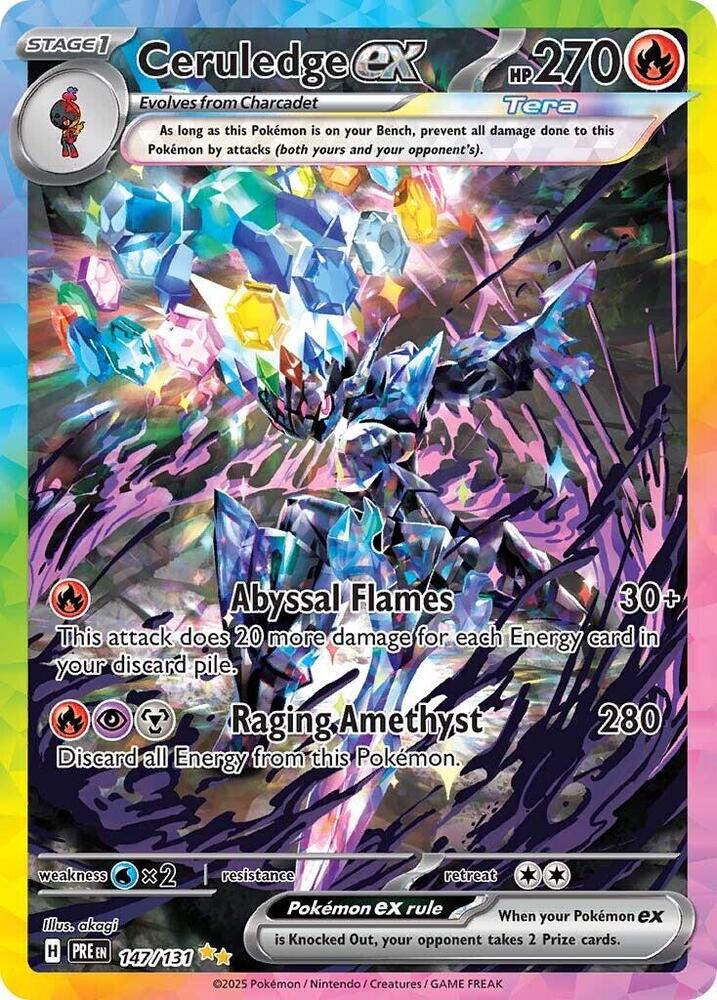 Ceruledge ex (147/131) [Scarlet & Violet: Prismatic Evolutions] | Gam3 Escape