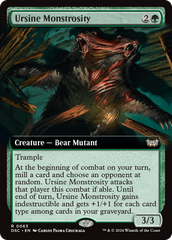 Ursine Monstrosity (Extended Art) [Duskmourn: House of Horror Commander] | Gam3 Escape