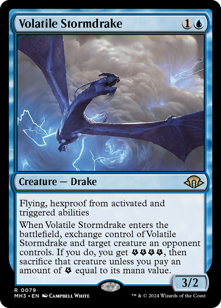 Volatile Stormdrake [Modern Horizons 3] | Gam3 Escape