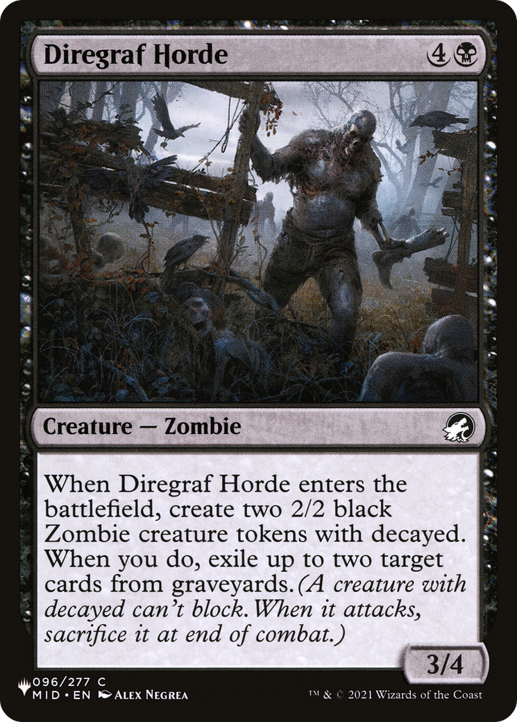 Diregraf Horde [The List Reprints] | Gam3 Escape