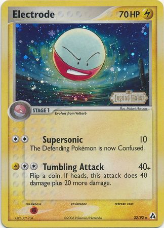 Electrode (32/92) (Stamped) [EX: Legend Maker] | Gam3 Escape