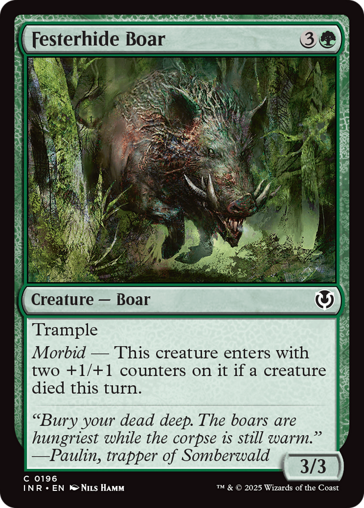 Festerhide Boar [Innistrad Remastered] | Gam3 Escape