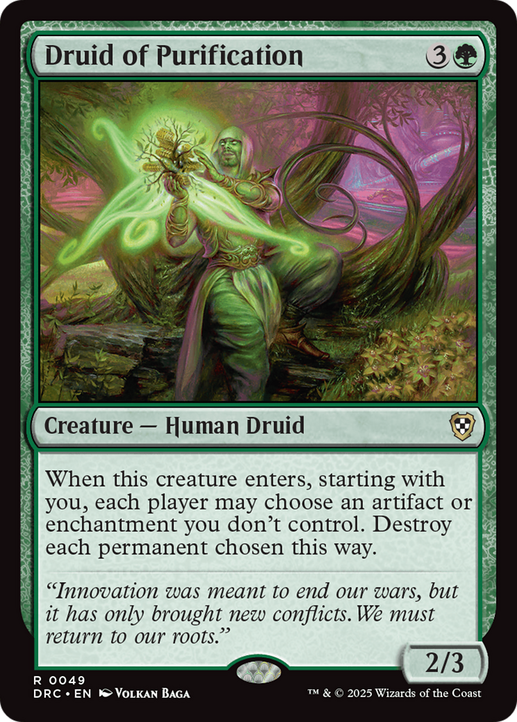 Druid of Purification [Aetherdrift Commander] | Gam3 Escape