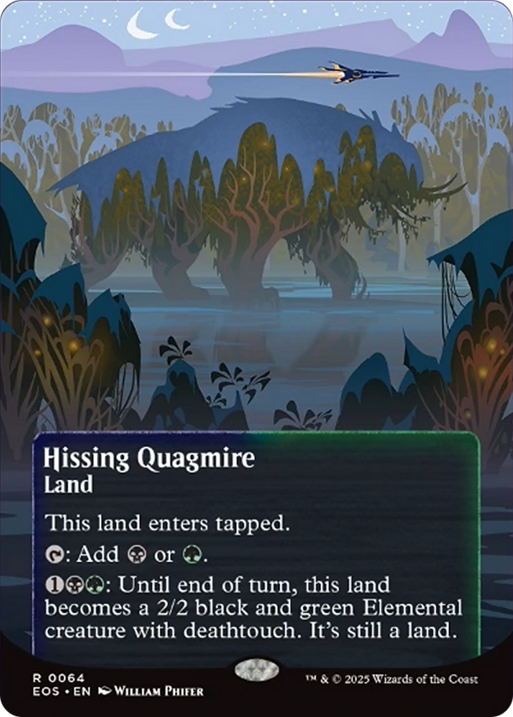 Hissing Quagmire (0064) (Borderless) [Edge of Eternities: Stellar Sights] | Gam3 Escape