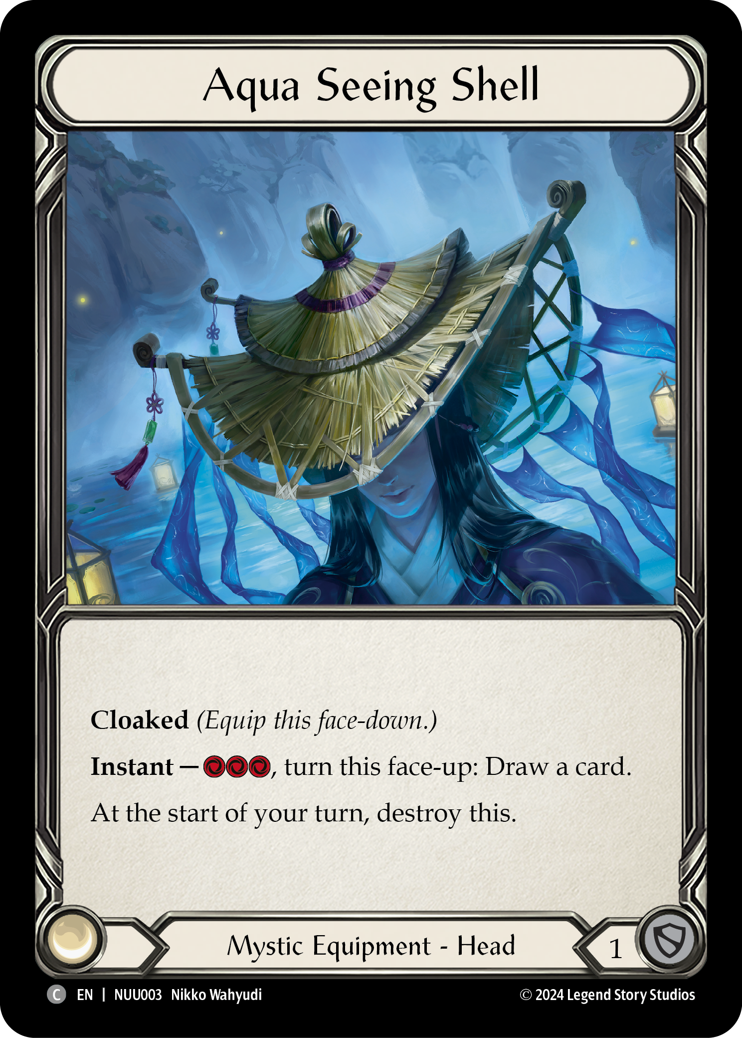 Aqua Seeing Shell [NUU003] (Part the Mistveil Nuu Blitz Deck) | Gam3 Escape