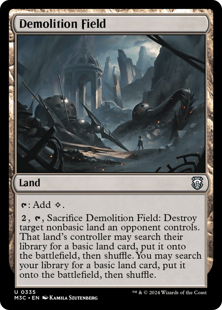 Demolition Field [Modern Horizons 3 Commander] | Gam3 Escape