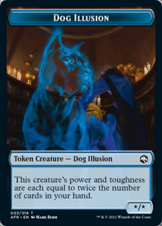 Dog Illusion // Guenhwyvar Double-Sided Token [Dungeons & Dragons: Adventures in the Forgotten Realms Tokens] | Gam3 Escape