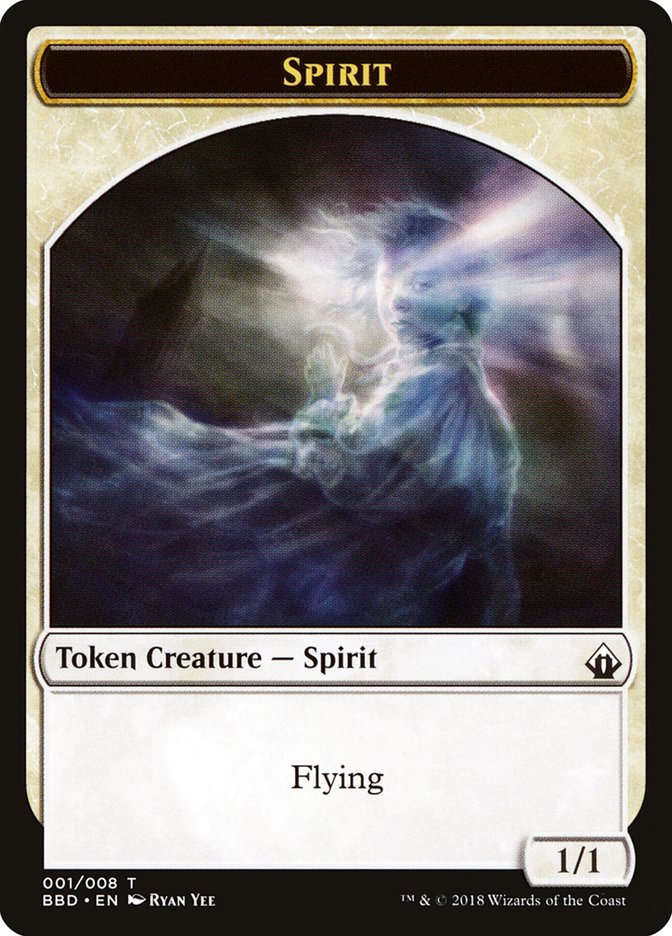 Spirit Token [Battlebond Tokens] | Gam3 Escape