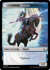 Assassin // Knight (10) Double-Sided Token [March of the Machine Commander Tokens] | Gam3 Escape