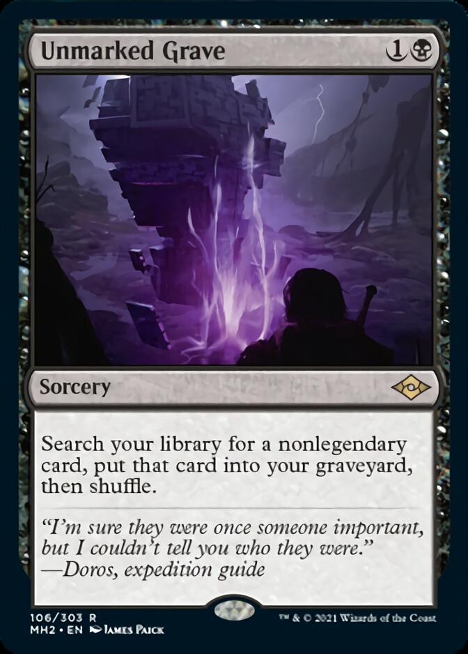 Unmarked Grave [Modern Horizons 2] | Gam3 Escape