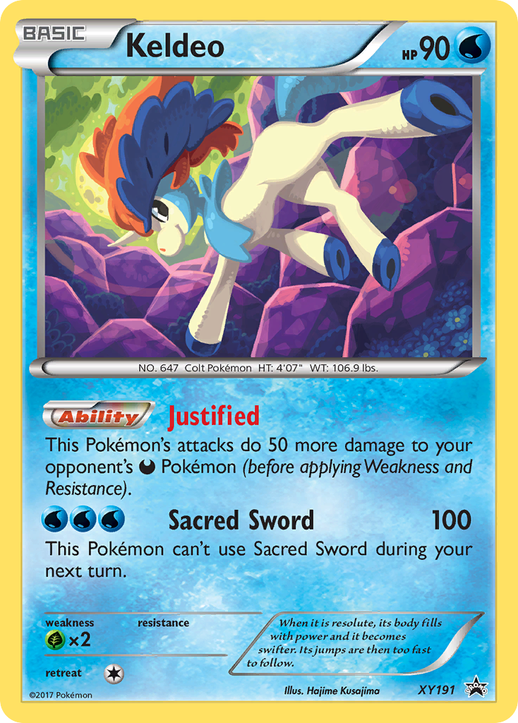 Keldeo (XY191) [XY: Black Star Promos] | Gam3 Escape